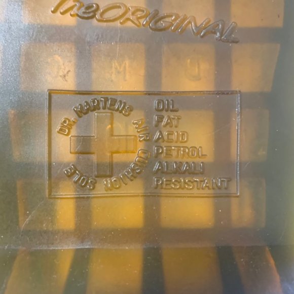 Doc Dr. Martens 5 Eye Padded Collar Oxford Gouche Crazy Horse US 11 - Picture 5 of 8